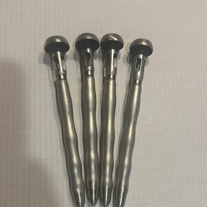 Corkcicle silver metal Chillsnet chillers Set of 4 for wine beer or other drinks